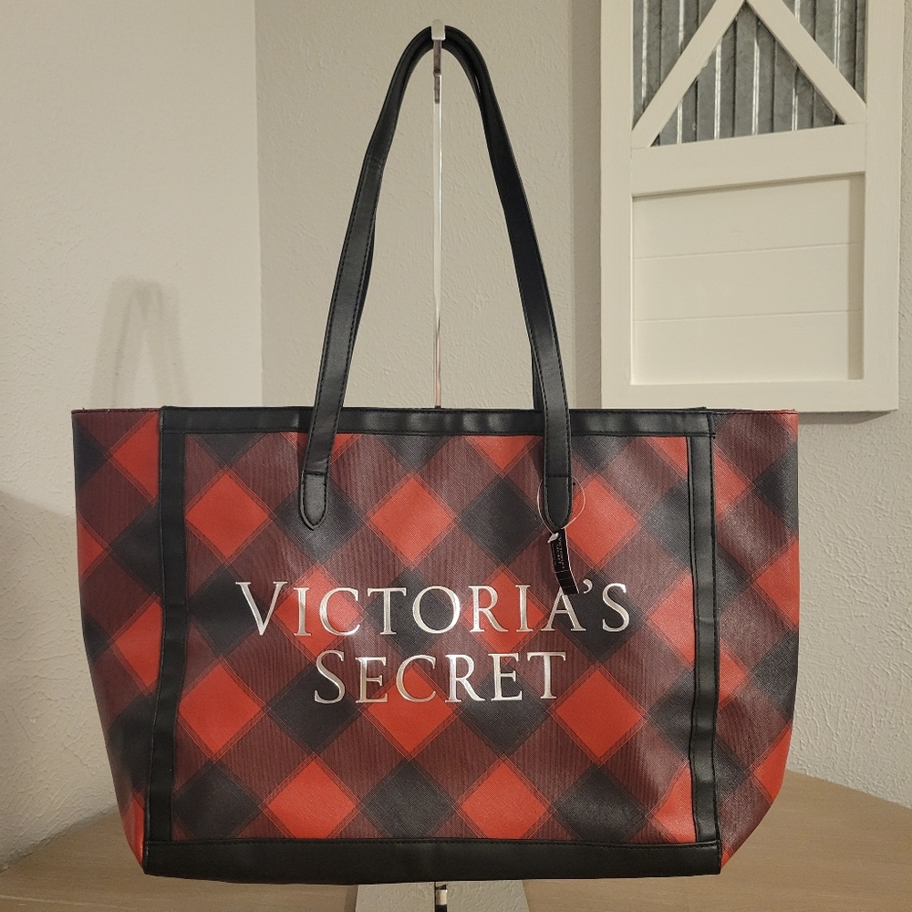 Victoria's Secret Plaid Tote